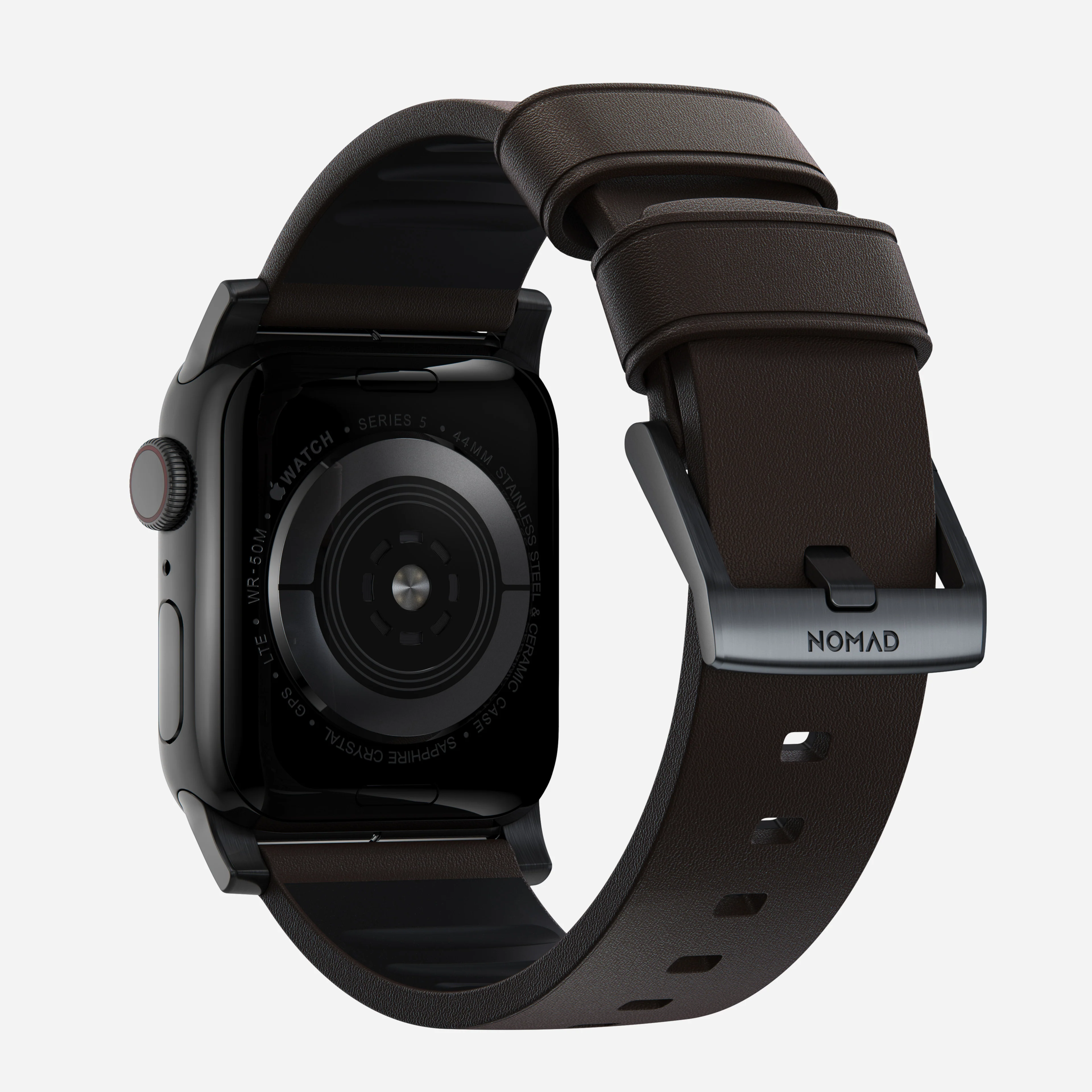 Active Band Pro - 46mm/49mm | Black Hardware | Classic Brown Active Leather - Image 3