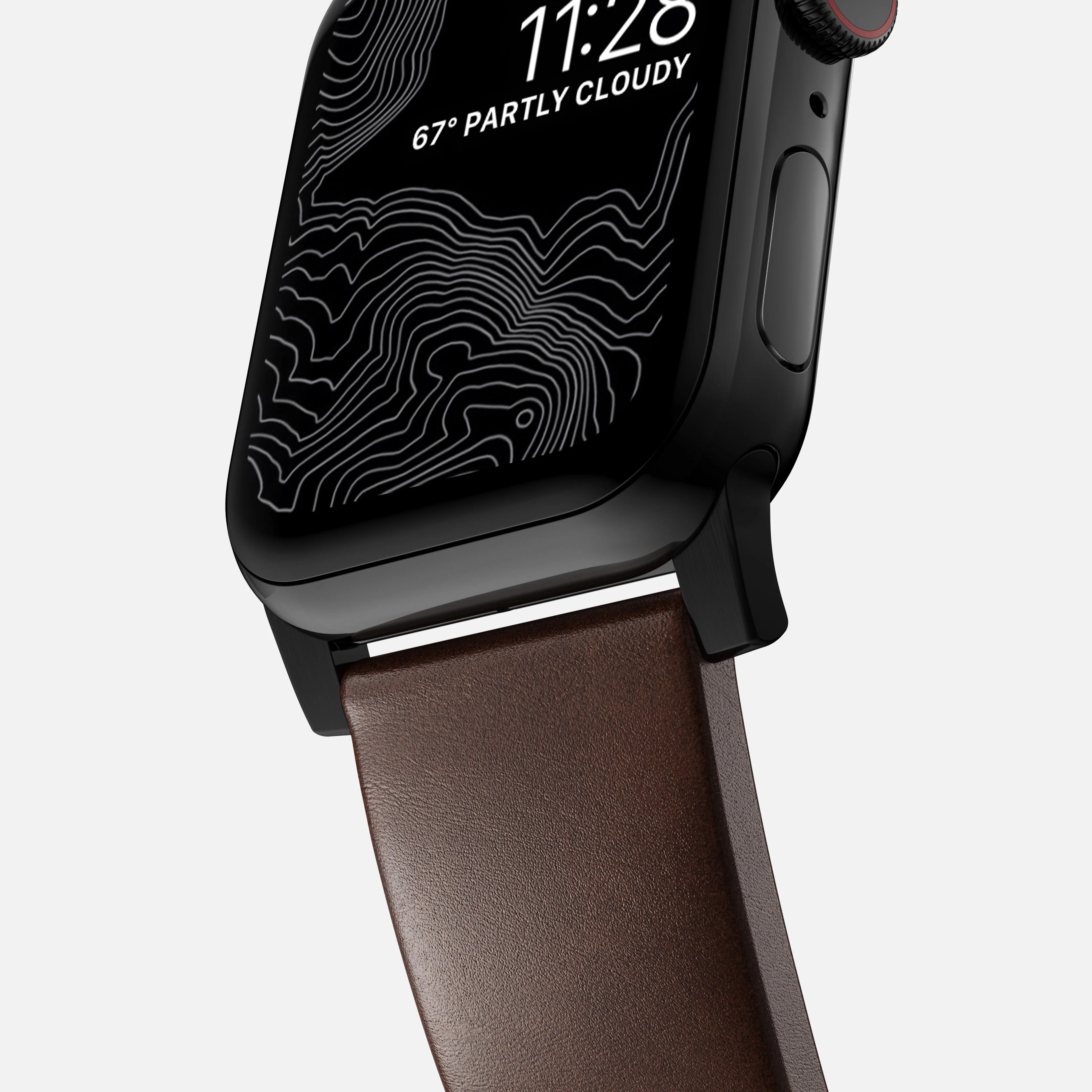 Modern Band - 41mm/42mm | Black Hardware | Rustic Brown | Horween - Image 5